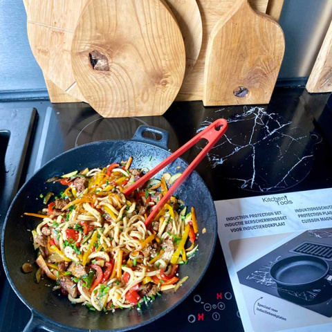 SILIKONOWA MATA PODKŁADKA OCHRONNA DO GOTOWANIA NA INDUKCJI 5 szt.