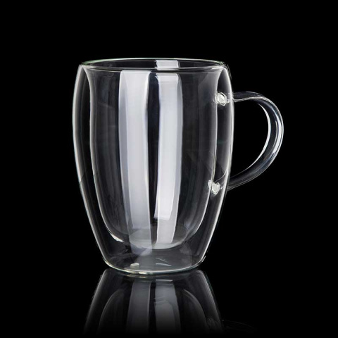 SZKLANKA TERMICZNA KUBEK 350ml Z PODWÓJNĄ SCIANKĄ DO KAWY HERBATY