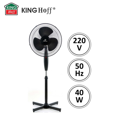 WENTYLATOR WIATRAK STOJĄCY PODŁOGOWY KINGCOOL KC-2124 czarny