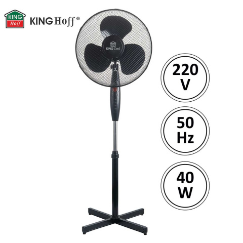 WENTYLATOR WIATRAK STOJĄCY PODŁOGOWY KINGCOOL KC-2125 czarny