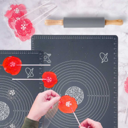 ZESTAW DO CIASTA STOLNICA SILIKONOWA I WAŁEK 279001