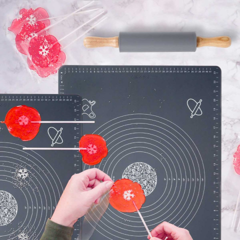 ZESTAW DO CIASTA STOLNICA SILIKONOWA I WAŁEK 279001