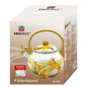 CZAJNIK EMALIOWANY 2L Z GWIZDKIEM KINGHOFF KH-3700