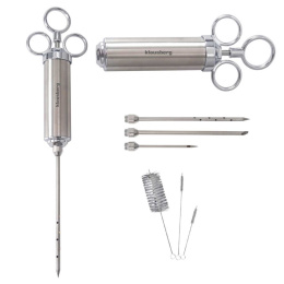 STALOWA NASTRZYKIWARKA 60ml DO PEKLOWANIA MIĘSA KLAUSBERG KB-7842