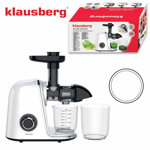 SOKOWIRÓWKA WYCISKARKA WOLNOOBROTOWA KLAUSBERG KB-7869