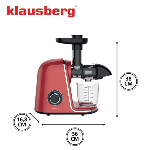 SOKOWIRÓWKA WYCISKARKA WOLNOOBROTOWA KLAUSBERG KB-7870