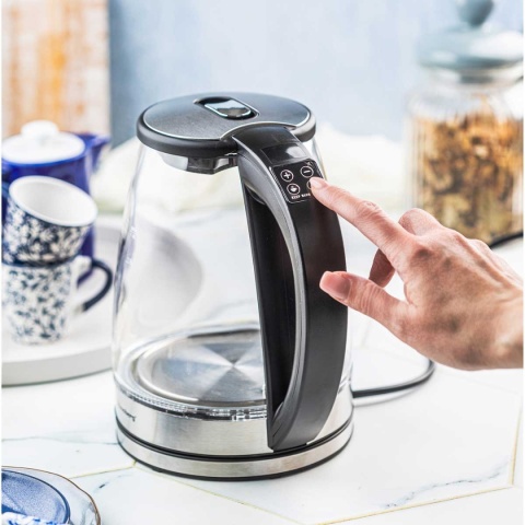 CZAJNIK ELEKTRYCZNY SZKLANY 1,8L KLAUSBERG KB-7887 LED RGB