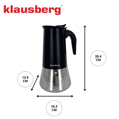 KAWIARKA ZAPARZACZ DO KAWY 460ml KLAUSBERG KB-7847 INDUKCJA