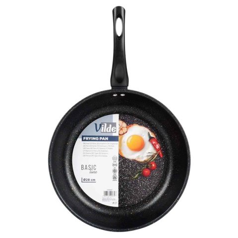 PATELNIA GRANITOWA 28cm GŁĘBOKA BASIC LINE BEZ INDUKCJI 199087