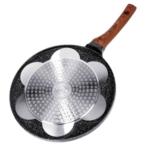 PATELNIA GRANITOWA DO JAJEK I PLACKÓW ZE ZWIERZĄTKAMI BLACK&WOOD 199080