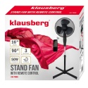 WENTYLATOR WIATRAK PODŁOGOWY Z PILOTEM KLAUSBERG KB-7885