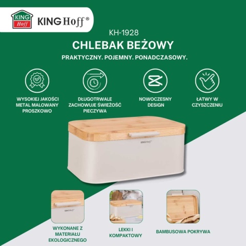 CHLEBAK BAMBUSOWO STALOWY KINGHOFF KH-1735