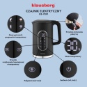 CZAJNIK ELEKTRYCZNY 1,7L KLAUSBERG KB-7891 LCD REULACJA TEMPERATURY