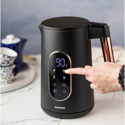 CZAJNIK ELEKTRYCZNY 1,7L KLAUSBERG KB-7892 LED REULACJA TEMPERATURY