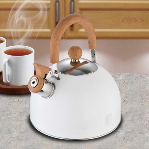 CZAJNIK STALOWY Z GWIZDKIEM 2,7L BERGNER BG-37304 NATURALLY