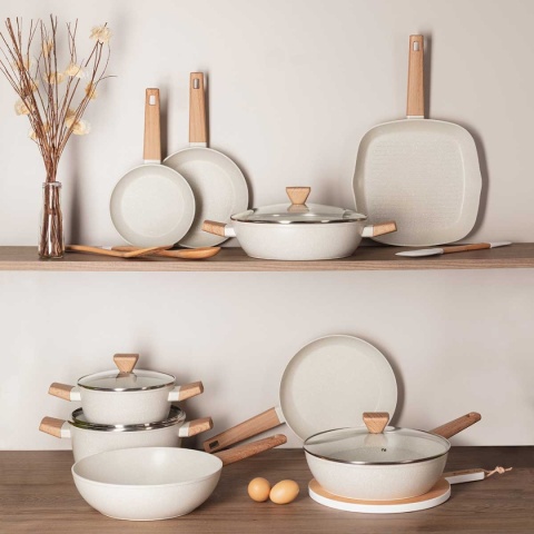 PATELNIA MARMURKOWA 28cm BERGNER BG-30639 NATURALLY