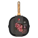 PATELNIA GRILLOWA MULTICLAD 28cm BERGNER BG-56041 CHARCOAL