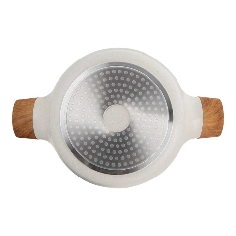 GARNEK MARMURKOWY 28cm Z POKRYWĄ BERGNER BG-30643 NATURALLY