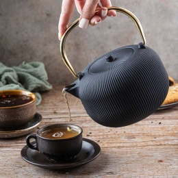 ZAPARZACZ ŻELIWNY IMBRYK 1L Z FILTREM KINGHOFF KH-1931