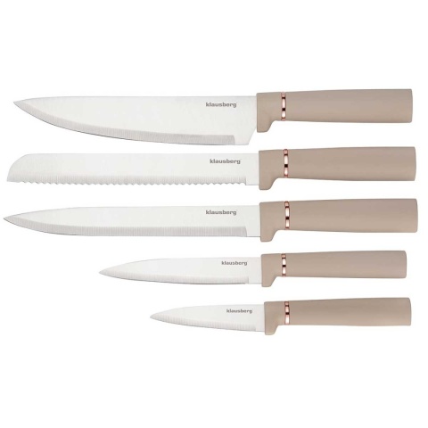 ZESTAW NOŻY I PRZYBORÓW KUCHENNYCH Z DESKĄ W STOJAKU KLAUSBERG KB-7935