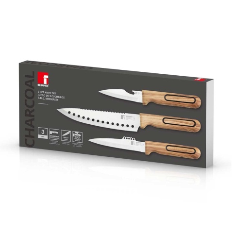 ZESTAW NOŻY KUCHENNYCH BERGNER BG-39420 CHARCOAL