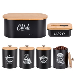 CHLEBAK Z ZESTAWEM POJEMNIKÓW I MASELNICZKA E-6079