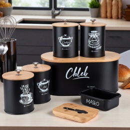 CHLEBAK Z ZESTAWEM POJEMNIKÓW I MASELNICZKA E-6079