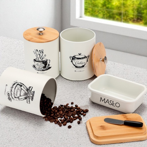 CHLEBAK Z ZESTAWEM POJEMNIKÓW I MASELNICZKA E-6080