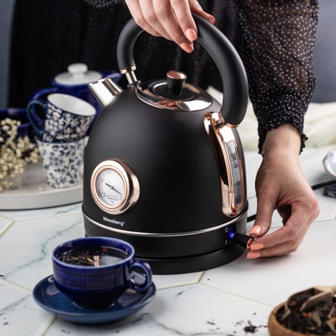 CZAJNIK ELEKTRYCZNY 1,8L Z TERMOMETREM KLAUSBERG KB-7905 RETRO