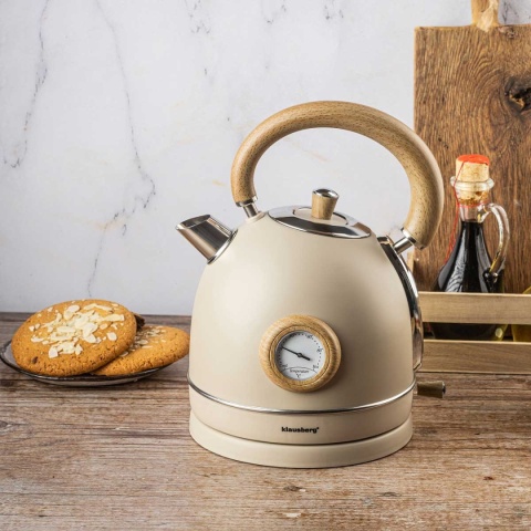 CZAJNIK ELEKTRYCZNY 1,8L Z TERMOMETREM KLAUSBERG KB-7906 RETRO
