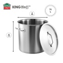 GARNEK GASTRONOMICZNY Z POKRYWĄ STALOWĄ 71L KINGHOFF KH-1967