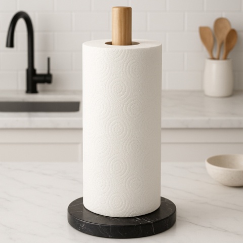 STOJAK NA RĘCZNIKI PAPIEROWE Z MARMUROWĄ PODSTAWĄ 3380