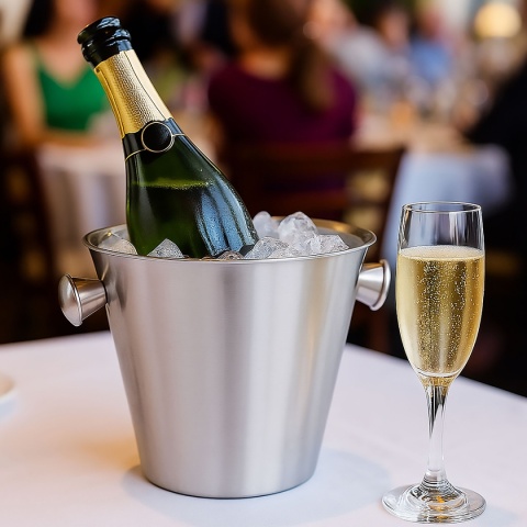 WIADERKO COOLER DO CHŁODZENIA SZAMPANA WINA KINGHOFF KH-1891