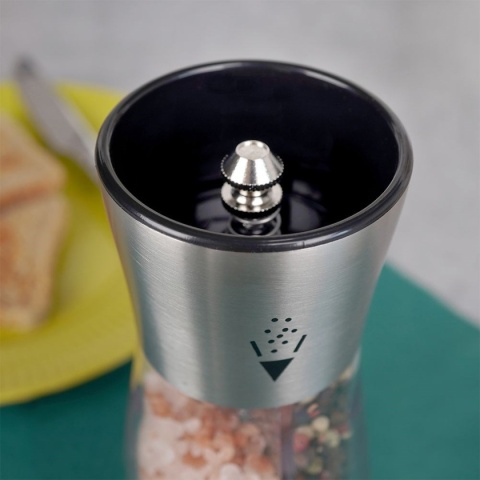 PODWÓJNY RĘCZNY MŁYNEK DO PIEPRZU I SOLI ORION 130163