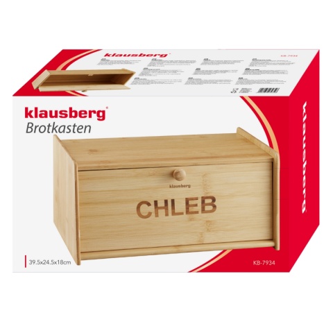 CHLEBAK POJEMNIK BAMBUSOWY NA PIECZYWO KLAUSBERG KB-7934