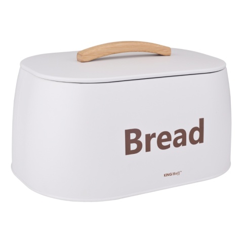 CHLEBAK POJEMNIK STALOWY NA PIECZYWO KINGHOFF KH-1947 BIAŁY