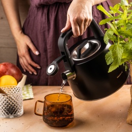 CZAJNIK STALOWY Z GWIZDKIEM 2,5L KLAUSBERG KB-7915