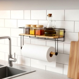 PÓŁKA NA PRZYPRAWY + WIESZAK NA RĘCZNIK PAPIEROWY 229224