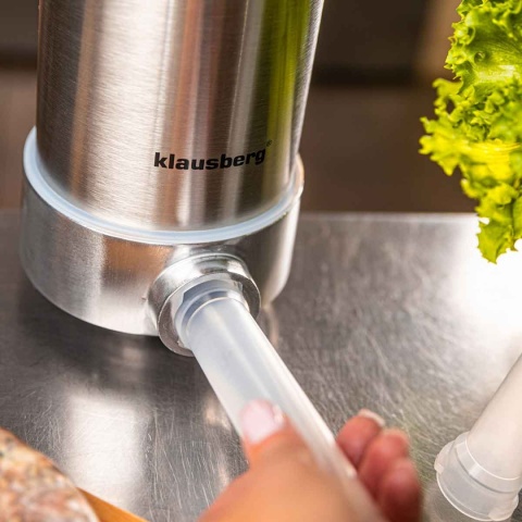 RĘCZNA NADZIEWARKA DO KIEŁBASY 3kg KLAUSBERG KB-7926 PIONOWA