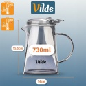 DZBANEK SZKLANY 730ml Z ZAPARZACZEM SPUSTOWYM DO HERBATY ZIÓŁ 259423