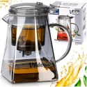 DZBANEK SZKLANY 730ml Z ZAPARZACZEM SPUSTOWYM DO HERBATY ZIÓŁ 259423
