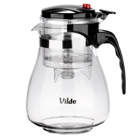 DZBANEK SZKLANY 1,65L Z ZAPARZACZEM SPUSTOWYM DO HERBATY ZIÓŁ 259418