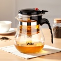 DZBANEK SZKLANY 1150ml Z ZAPARZACZEM SPUSTOWYM DO HERBATY ZIÓŁ 259416