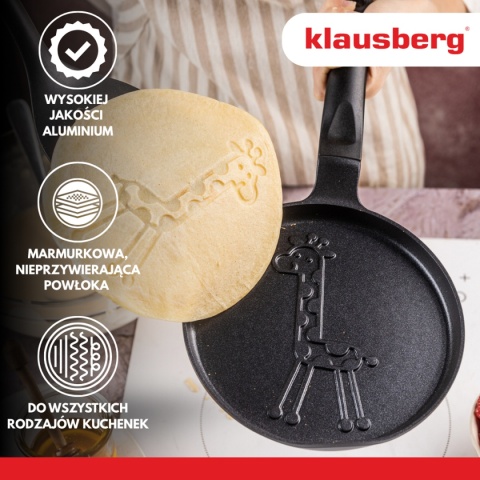 PATELNIA DO NALEŚNIKÓW Z ŻYRAFĄ 18cm KLAUSBERG KB-7975