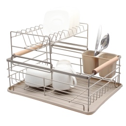 SUSZARKA DWUPOZIOMOWA DO NACZYŃ Z OCIEKACZEM I TACĄ 4027