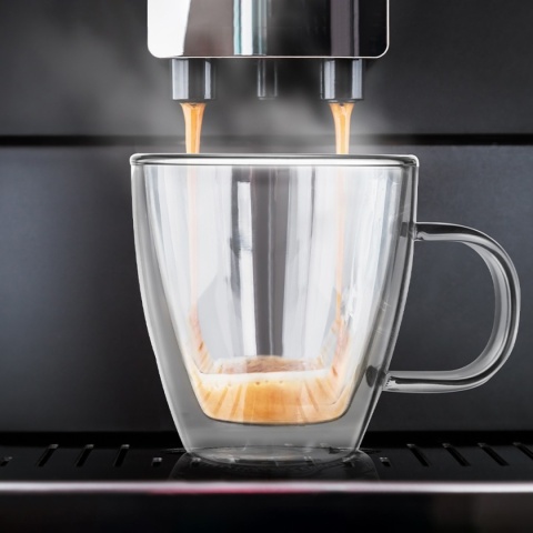 SZKLANKA TERMICZNA 180ml Z PODWÓJNĄ SCIANKĄ DO KAWY 127201