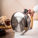 CZAJNIK 2,5L Z GWIZDKIEM KINGHOFF KH-1999 CZARNY MAT