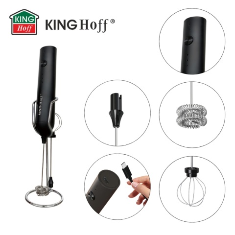 ELEKTRYCZNY MIKSER DO KOKTAJLI SPIENIACZ DO MLEKA KINGHOFF KH-2001
