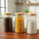 SZKLANY POJEMNIK KUCHENNY NA PRODUKTY SYPKIE 1L 229247