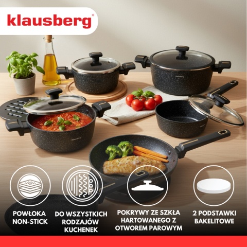 ZESTAW 12 ELEM. GARNKÓW MARMURKOWYCH KLAUSBERG KB-7966